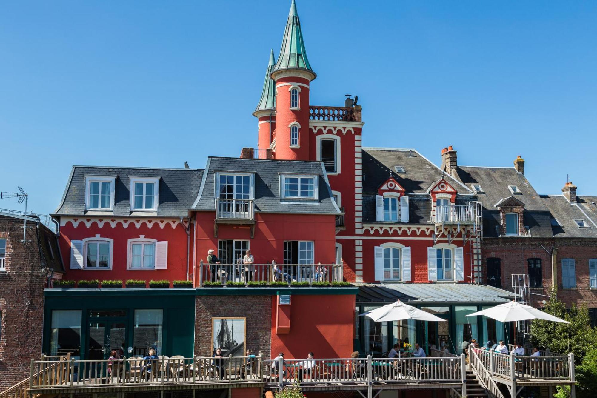 Hotel Restaurant Les Tourelles Le Crotoy Esterno foto